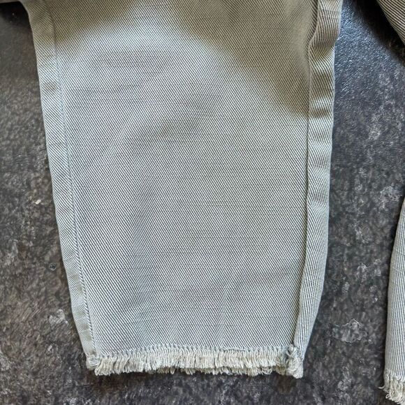 Zara Women’s Essential Pants Size Medium Distressed W Drawstrings Cotton Blend - Picture 4 of 10